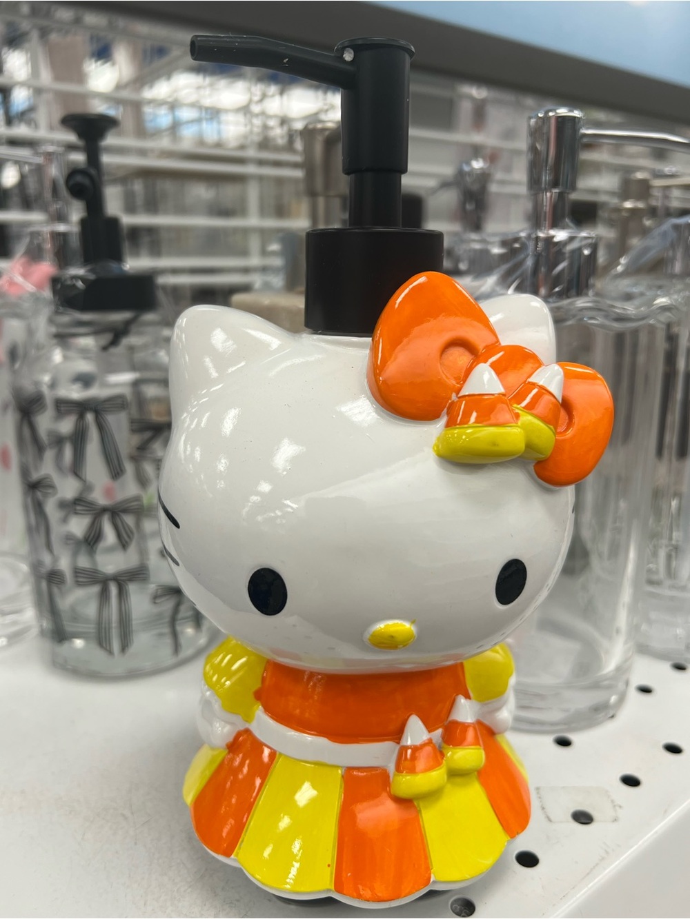 Hello Kitty Candy Corn Soap Dispenser